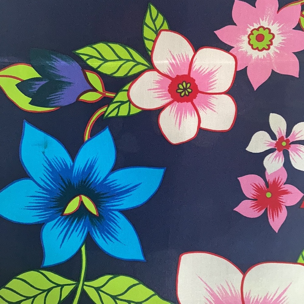 Adrienne Vittadini silk floral scarf - Picture 3 of 4